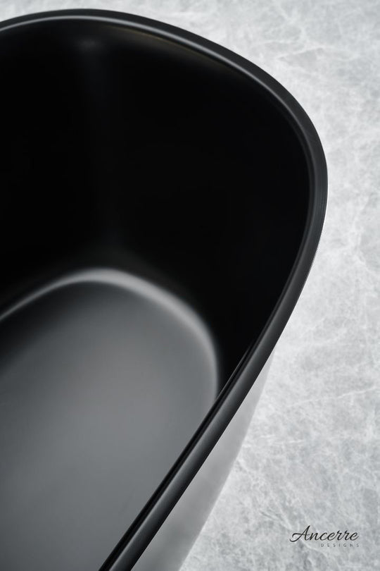 Fiore 67" B X 29.5" D Freestanding Solid Surface Bathtub