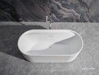 Momo Freestanding Acrylic Bathtub in White - Available in Two Sizes