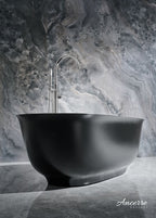 Fiore 67" B X 29.5" D Freestanding Solid Surface Bathtub