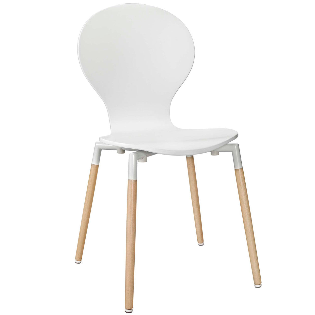 Modway EEI-1053-WHI Path Dining Wood Side Chair White