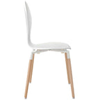 Modway EEI-1053-WHI Path Dining Wood Side Chair White