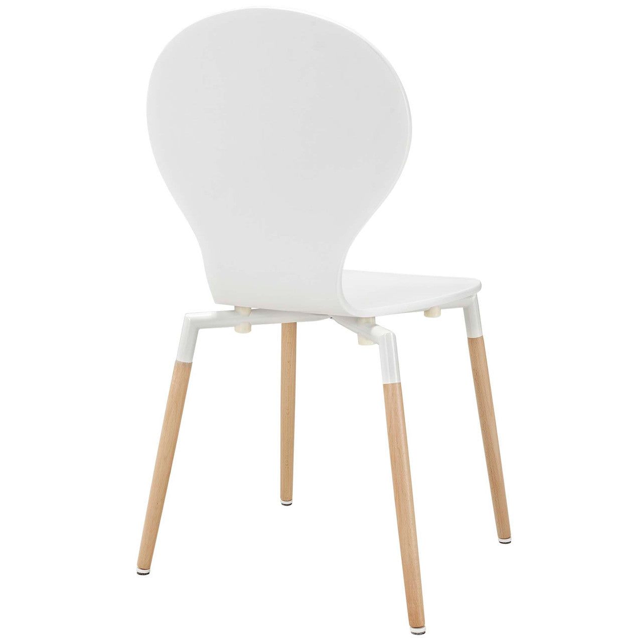 Modway EEI-1053-WHI Path Dining Wood Side Chair White