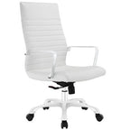 Modway EEI-1061-WHI Finesse Highback Office Chair White