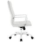 Modway EEI-1061-WHI Finesse Highback Office Chair White
