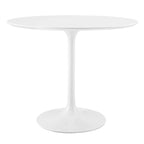 Modway EEI-1116-WHI Lippa 36" Round Wood Dining Table White