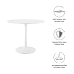 Modway EEI-1116-WHI Lippa 36" Round Wood Dining Table White