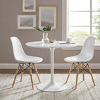 Modway EEI-1116-WHI Lippa 36" Round Wood Dining Table White