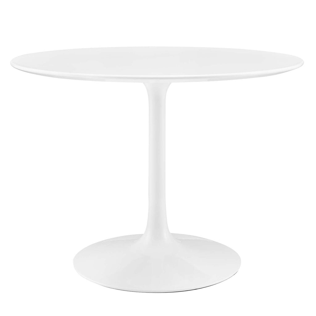 Modway EEI-1117-WHI Lippa 40" Round Wood Dining Table White