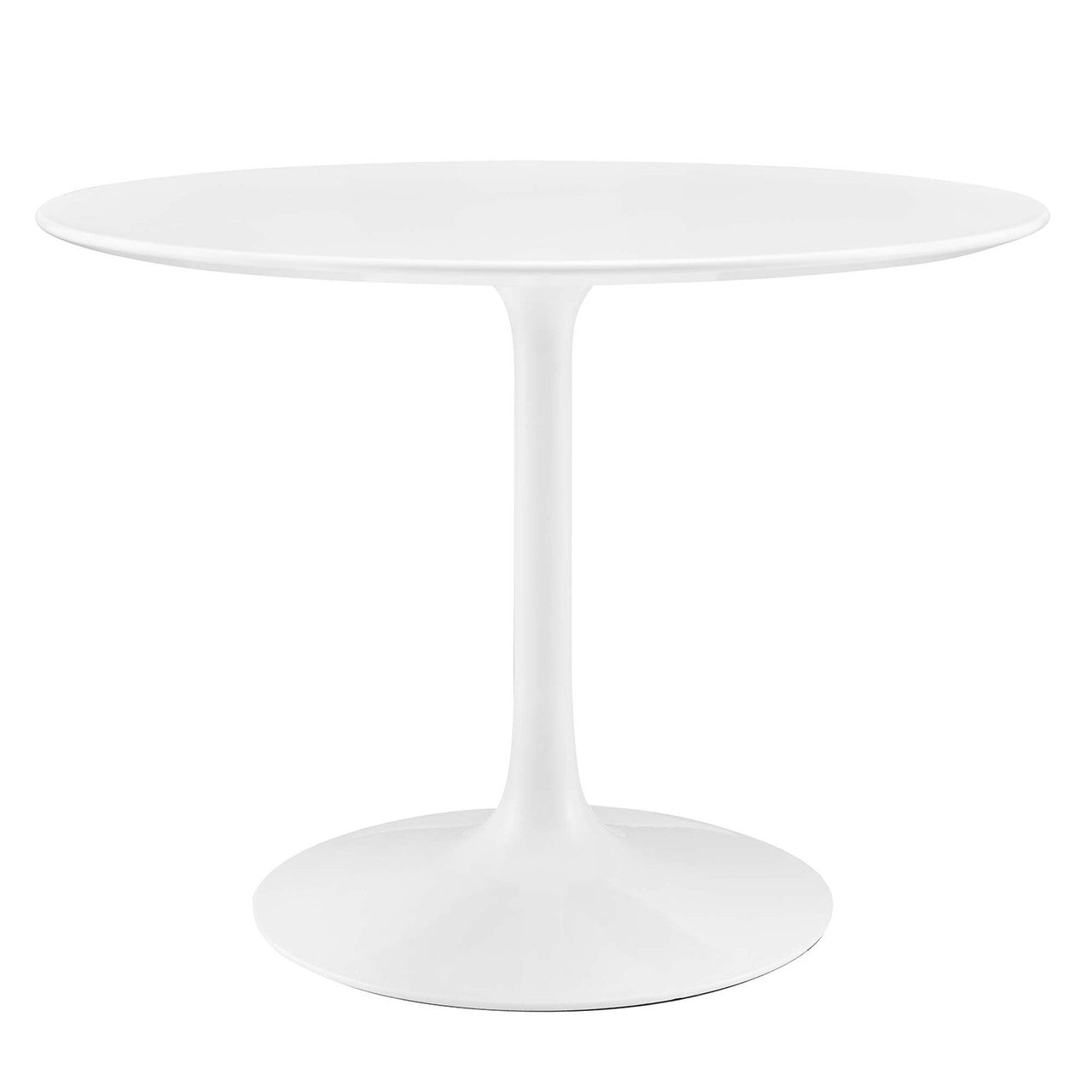 Modway EEI-1117-WHI Lippa 40" Round Wood Dining Table White