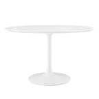 Modway EEI-1118-WHI Lippa 48" Round Wood Dining Table White