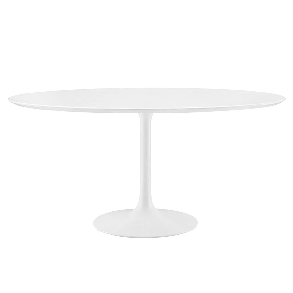 Modway EEI-1120-WHI Lippa 60" Round Wood Dining Table White