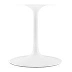 Modway EEI-1121-WHI Lippa 60" Oval Wood Dining Table White