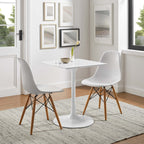 Modway EEI-1122-WHI Lippa 24" Square Wood Dining Table White