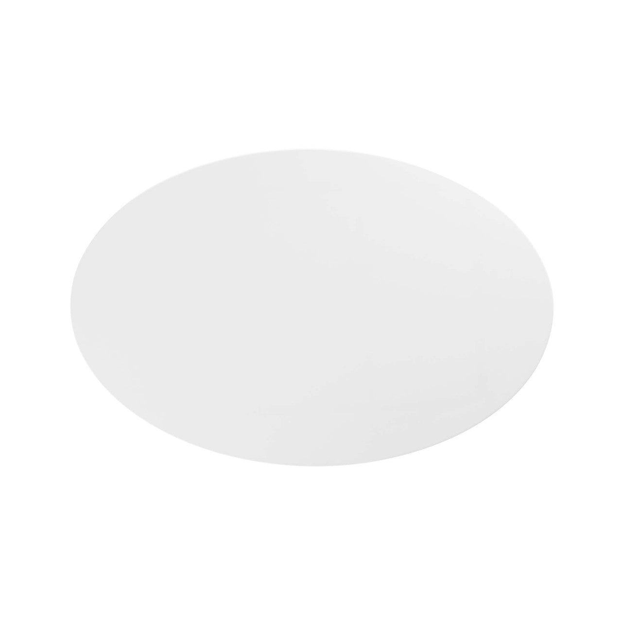 Modway EEI-1139-WHI Lippa 42" Oval Wood Coffee Table White