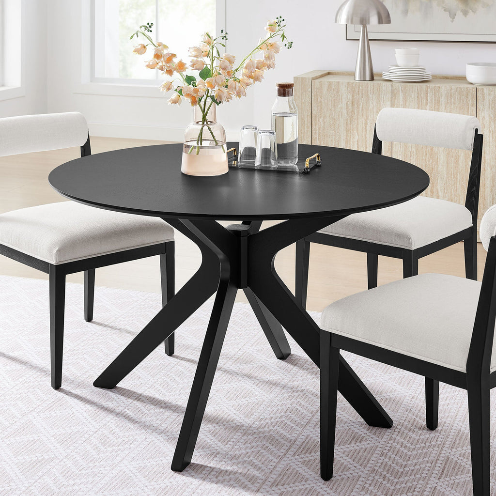 Modway EEI-3847 Crossroads 47" Round Wood Dining Table