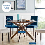 Modway EEI-3847 Crossroads 47" Round Wood Dining Table