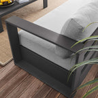 Modway EEI-5750 Tahoe 2-Piece Outdoor Patio Powder-Coated Aluminum Set