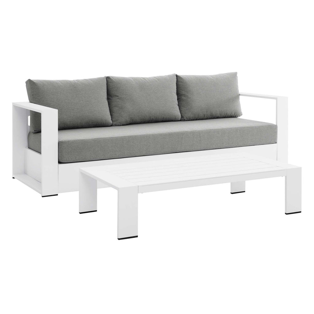 Modway EEI-5750 Tahoe 2-Piece Outdoor Patio Powder-Coated Aluminum Set
