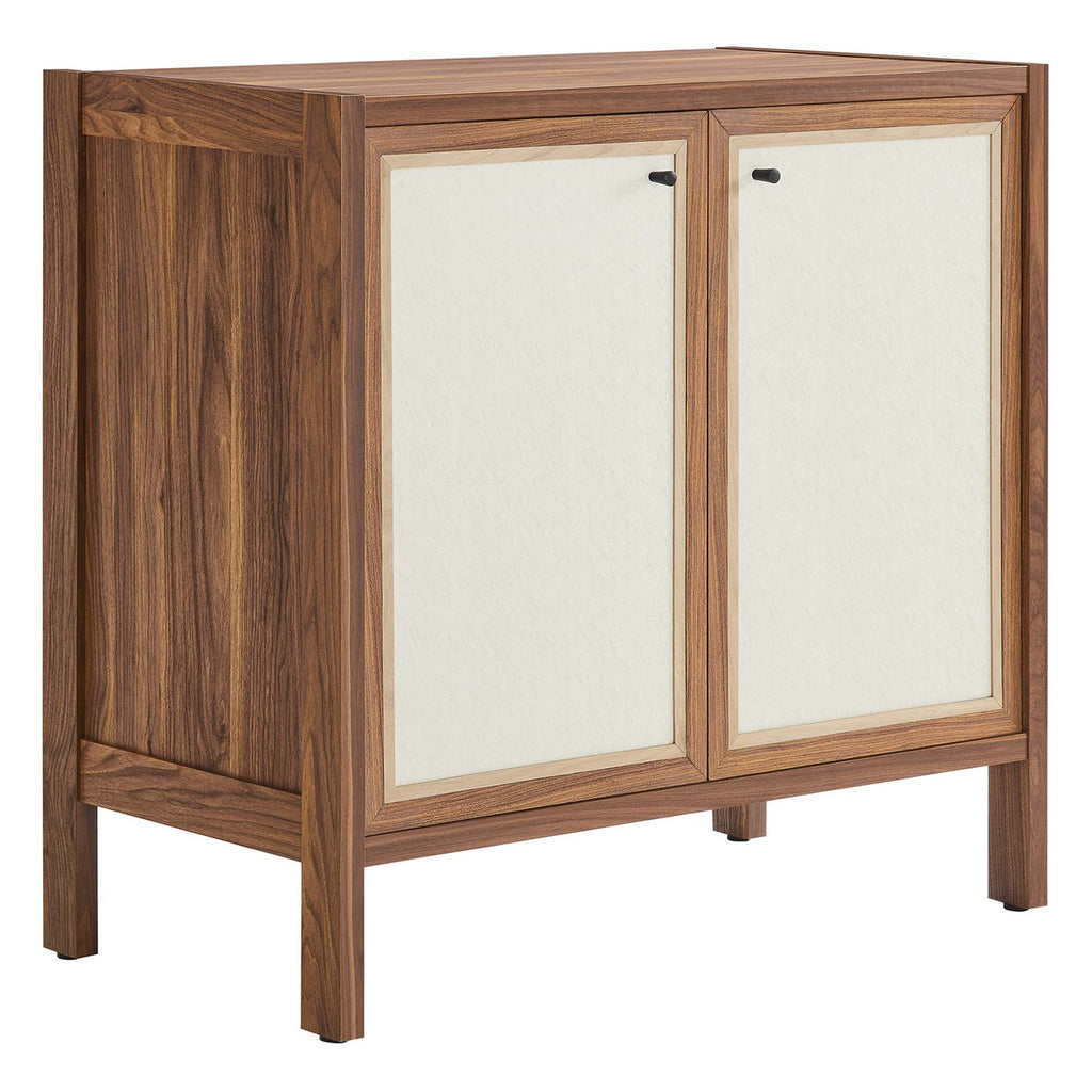Modway EEI-6615-WAL Capri 33" Wood Grain Storage Cabinet Walnut