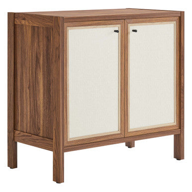 Modway EEI-6615-WAL Capri 33" Wood Grain Storage Cabinet Walnut