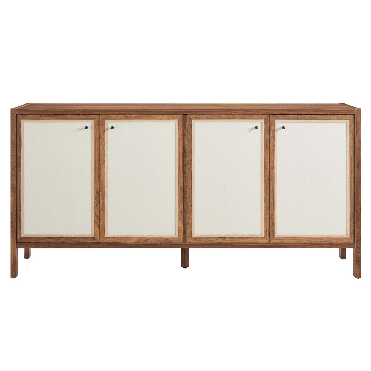 Modway EEI-6616-WAL Capri 65" Wood Grain Sideboard Storage Cabinet Walnut