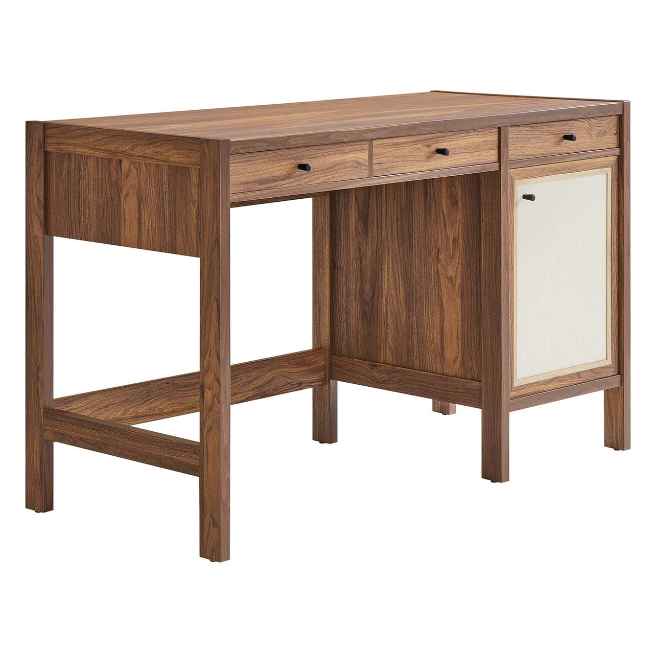 Modway EEI-6617-WAL Capri 49" Wood Grain Office Desk Walnut