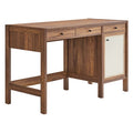 Modway EEI-6617-WAL Capri 49" Wood Grain Office Desk Walnut