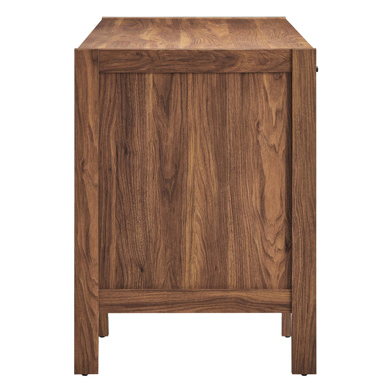 Modway EEI-6618-WAL Capri 58" Wood Grain Office Desk Walnut