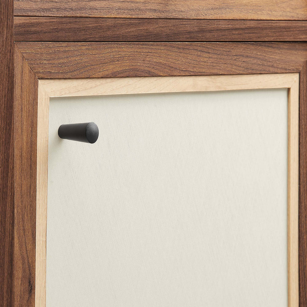 Modway EEI-6618-WAL Capri 58" Wood Grain Office Desk Walnut