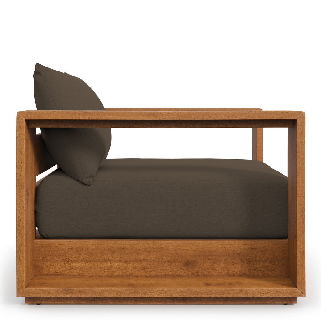 Modway EEI-6782-NAT-COA Tahoe Outdoor Patio Acacia Wood Chair