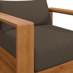 Modway EEI-6782-NAT-COA Tahoe Outdoor Patio Acacia Wood Chair