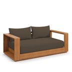 Modway EEI-6783-NAT-COA Tahoe Acacia Wood Outdoor Patio Acacia Wood Loveseat