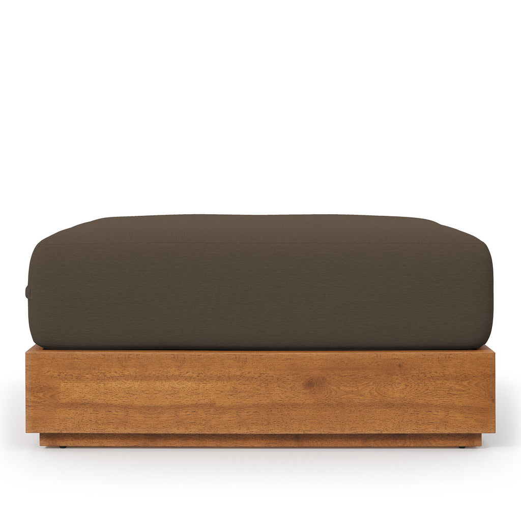 Modway EEI-6785-NAT-COA Tahoe Outdoor Patio Acacia Wood Ottoman