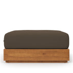Modway EEI-6785-NAT-COA Tahoe Outdoor Patio Acacia Wood Ottoman