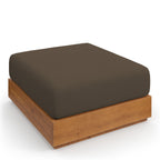 Modway EEI-6785-NAT-COA Tahoe Outdoor Patio Acacia Wood Ottoman