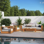 Modway EEI-6801-NAT Tahoe 5-Piece Outdoor Patio Acacia Wood Furniture Set