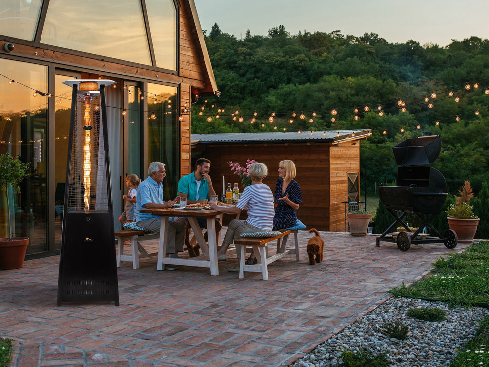 Paragon Outdoor Elevate Flame Tower Heater, 92.5", 42,000 BTU - OH-M842