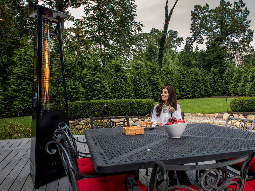 Paragon Outdoor Elevate Flame Tower Heater, 92.5", 42,000 BTU - OH-M842