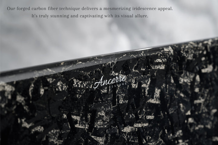 Anjuna 67" W x 31.4" D Freestanding Forged Caron Fiber Bathtub