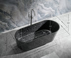 Coesistere 67" W X 31.5" D Freestanding Forged Caron Fiber Bathtub