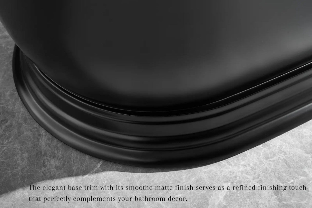 Heritage 70.9" B X 31.5" D Freestanding Solid Surface Bathtub