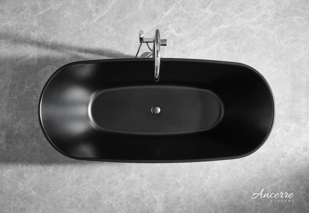 Heritage 70.9" B X 31.5" D Freestanding Solid Surface Bathtub