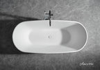 Heritage 70.9" B X 31.5" D Freestanding Solid Surface Bathtub
