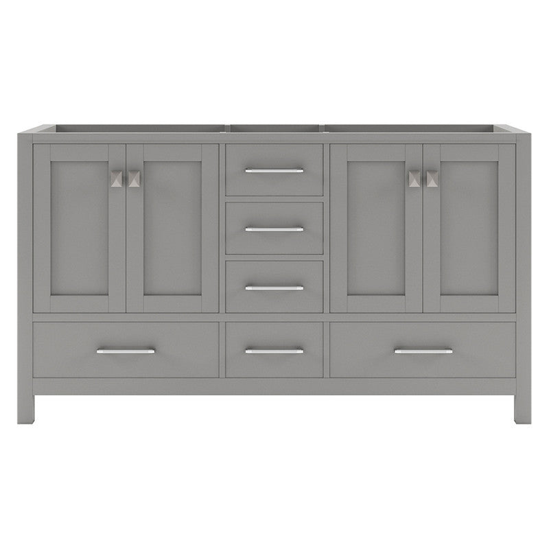 VHG GD-50060-CAB-GR Caroline Avenue 60" Double Cabinet in Gray