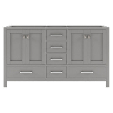 VHG GD-50060-CAB-GR Caroline Avenue 60" Double Cabinet in Gray