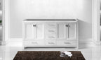 VHG GD-50072-CAB-WH Caroline Avenue 72" Double Cabinet in White