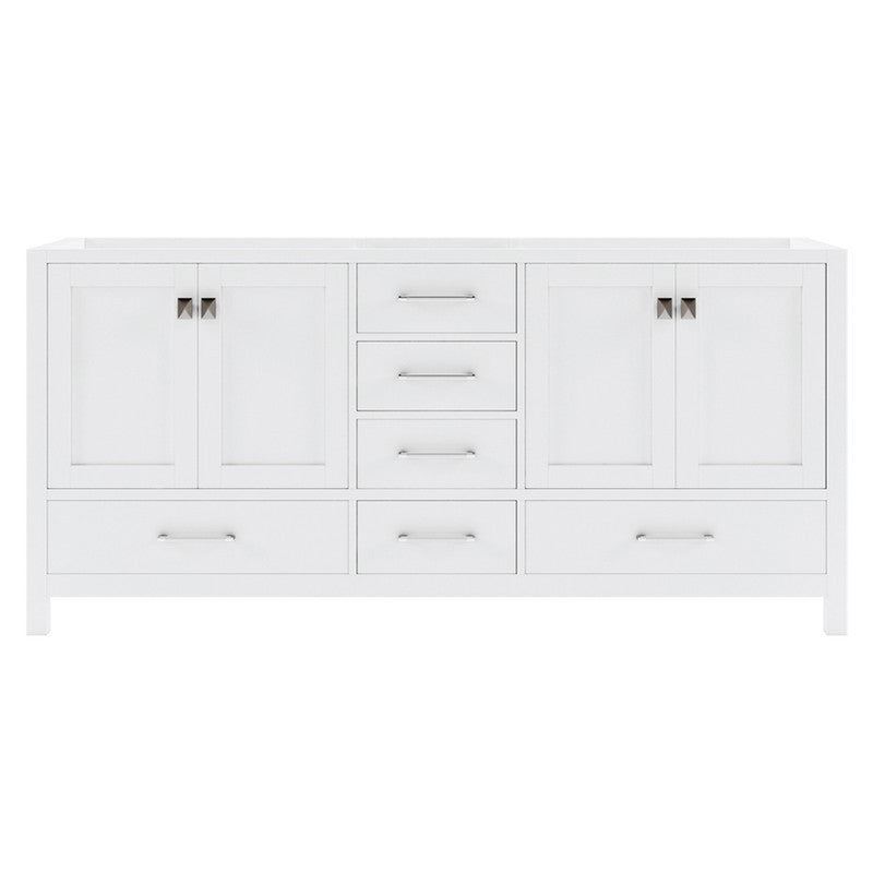 VHG GD-50072-CAB-WH Caroline Avenue 72" Double Cabinet in White