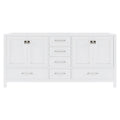 VHG GD-50072-CAB-WH Caroline Avenue 72" Double Cabinet in White