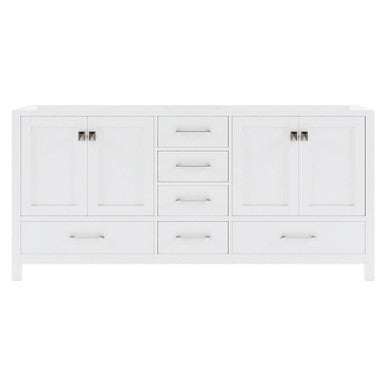 VHG GD-50072-CAB-WH Caroline Avenue 72" Double Cabinet in White