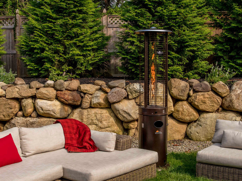 Paragon Outdoor Shine Flame Tower Heater, 82.5", 44,000 BTU - OH-M744